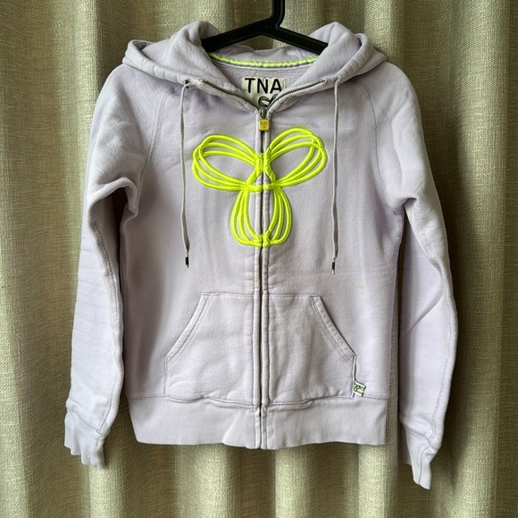 TNA Lilac Zipped Hoodie - Picture 1 of 7